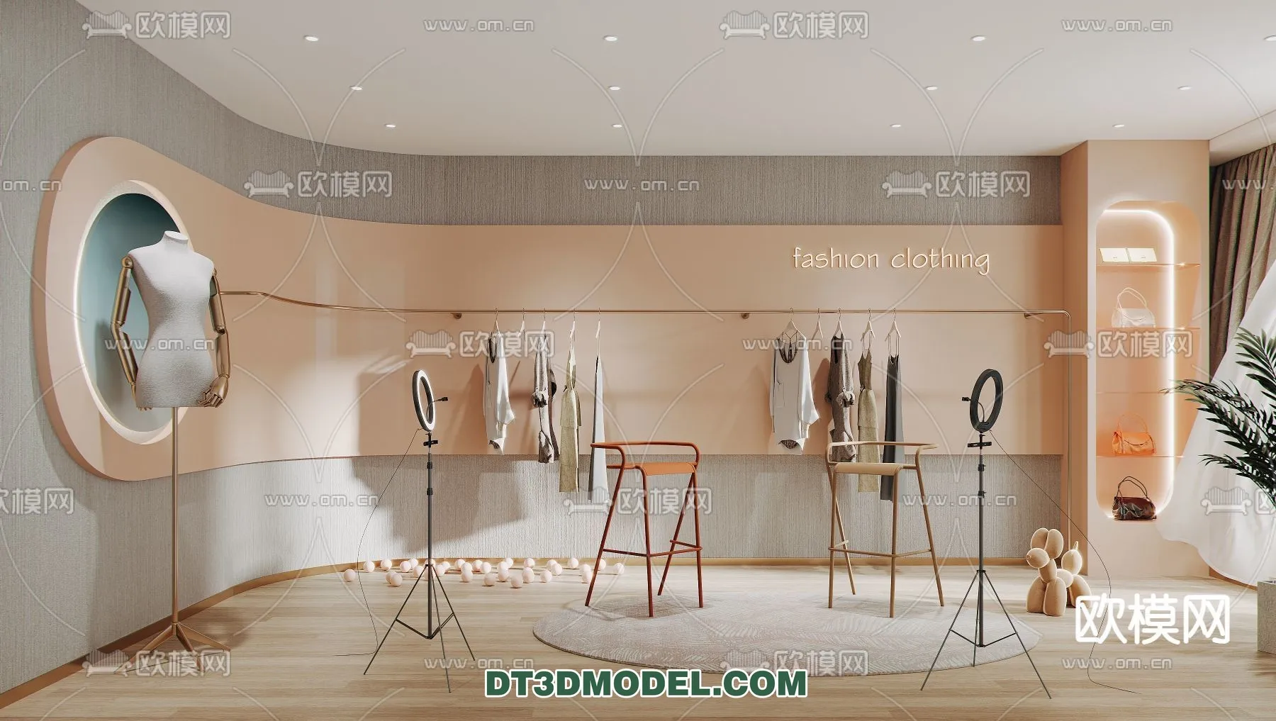 Live Stream Decoration 3D Model - 023