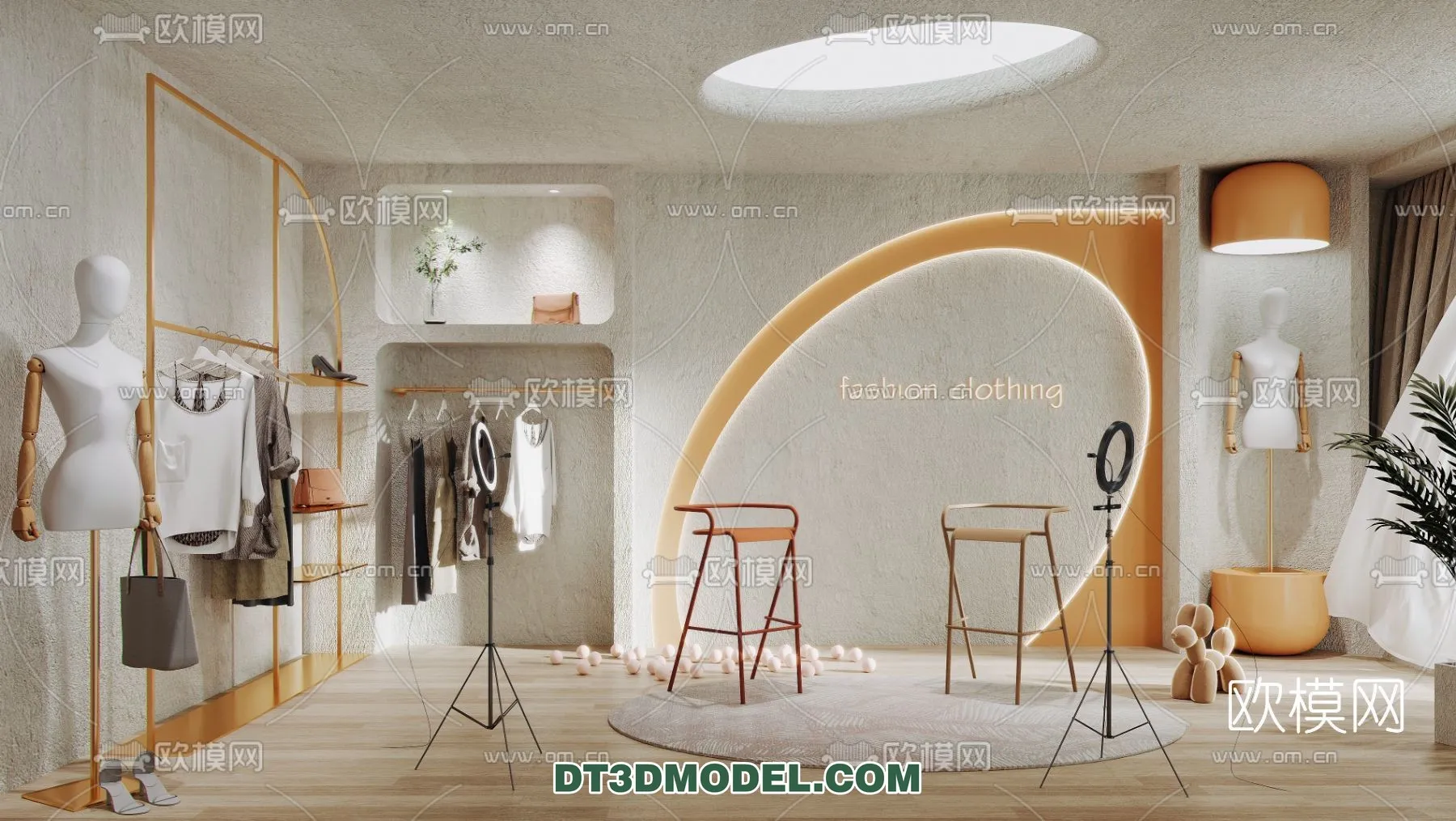 Live Stream Decoration 3D Model - 025