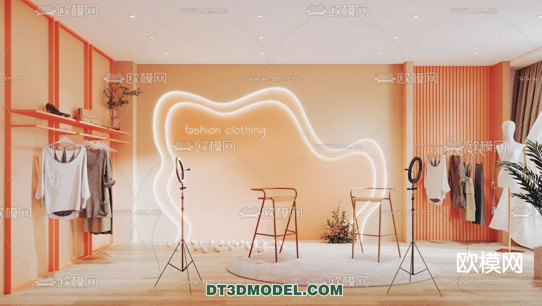 Live Stream Decoration 3D Model - 029