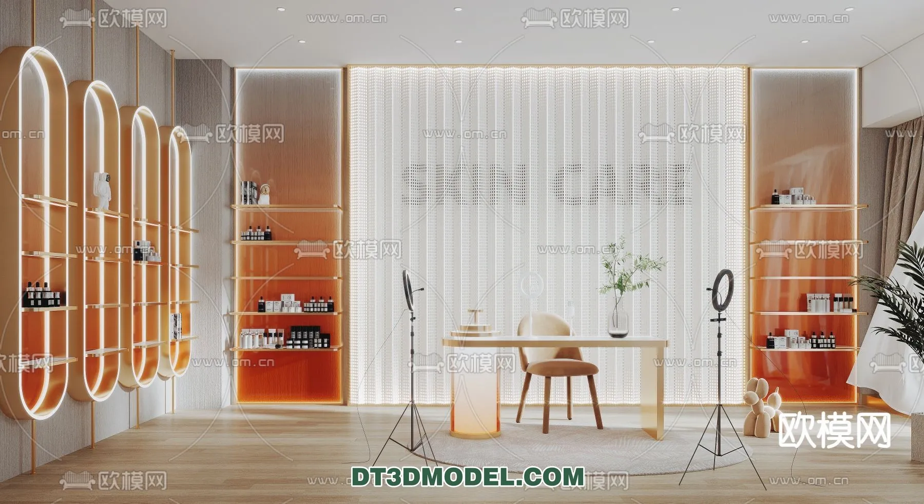 Live Stream Decoration 3D Model - 035