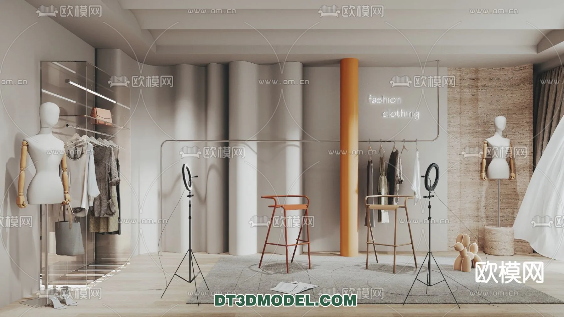 Live Stream Decoration 3D Model - 036