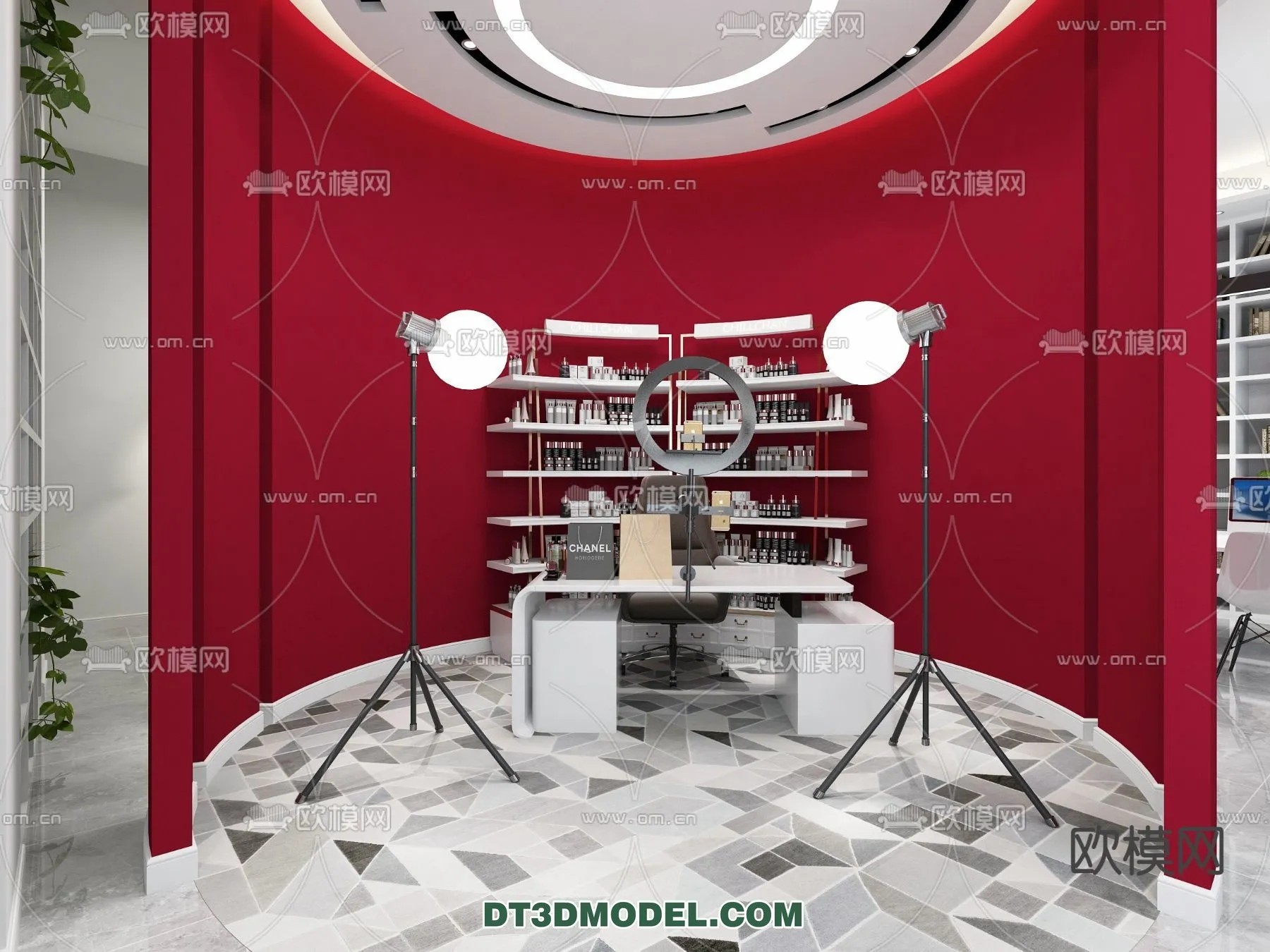 Live Stream Decoration 3D Model - 039