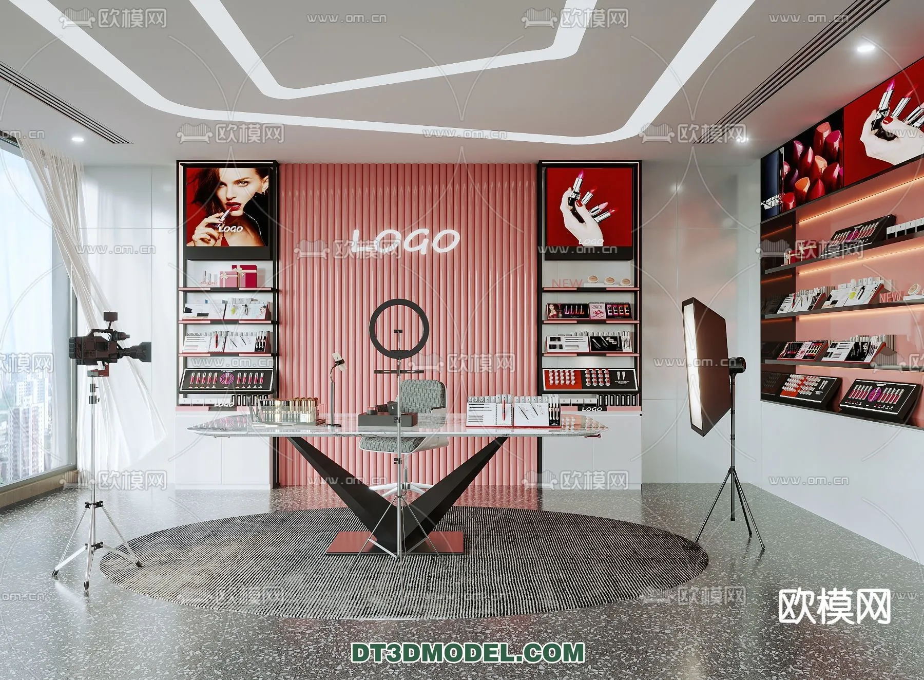 Live Stream Decoration 3D Model - 043