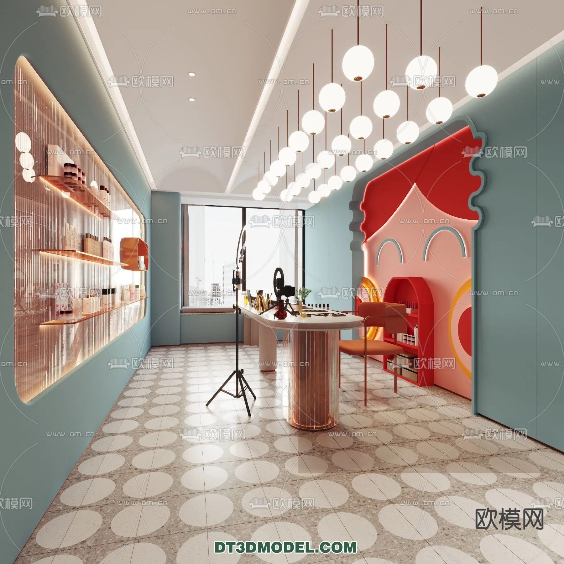 Live Stream Decoration 3D Model - 049