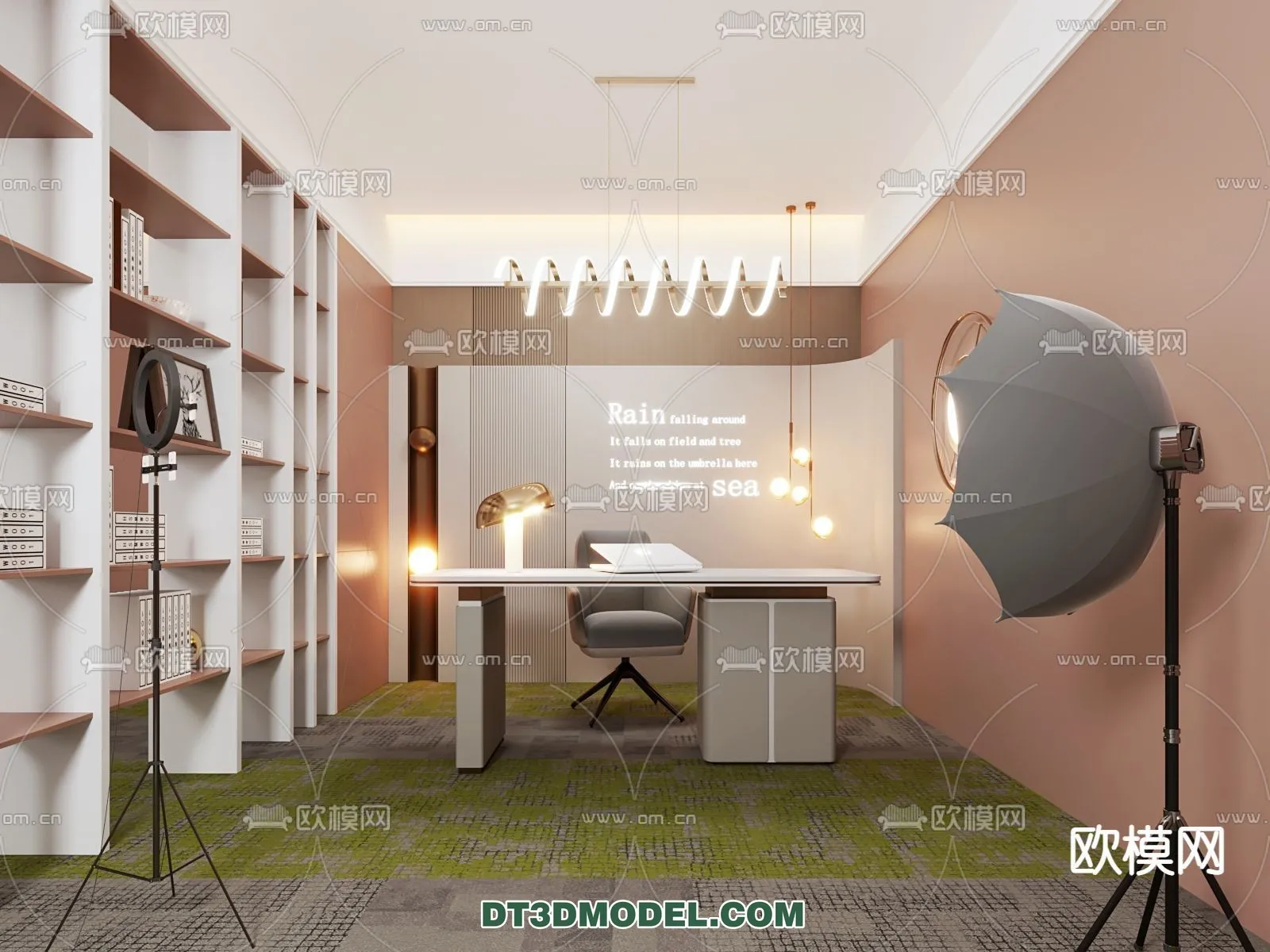 Live Stream Decoration 3D Model - 052