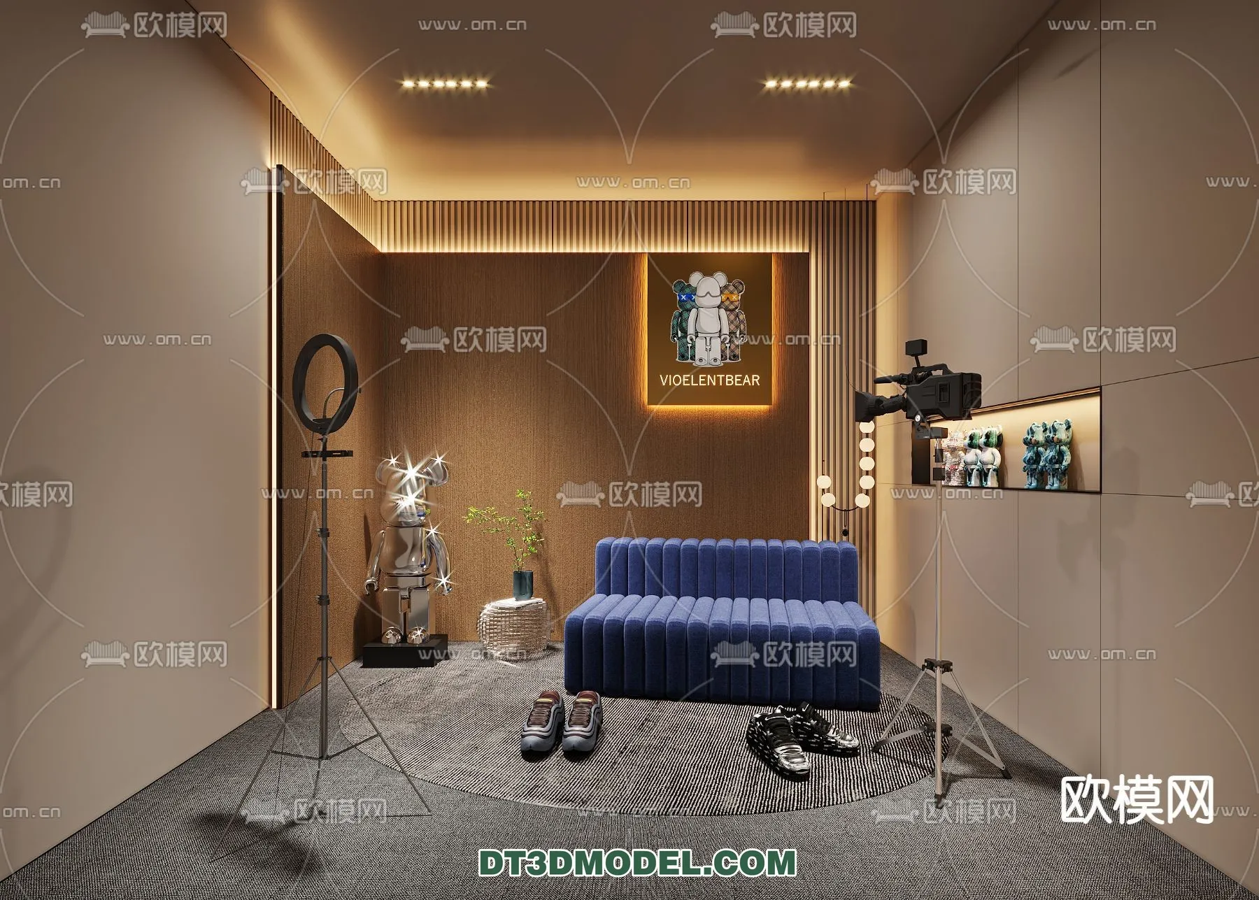 Live Stream Decoration 3D Model - 058