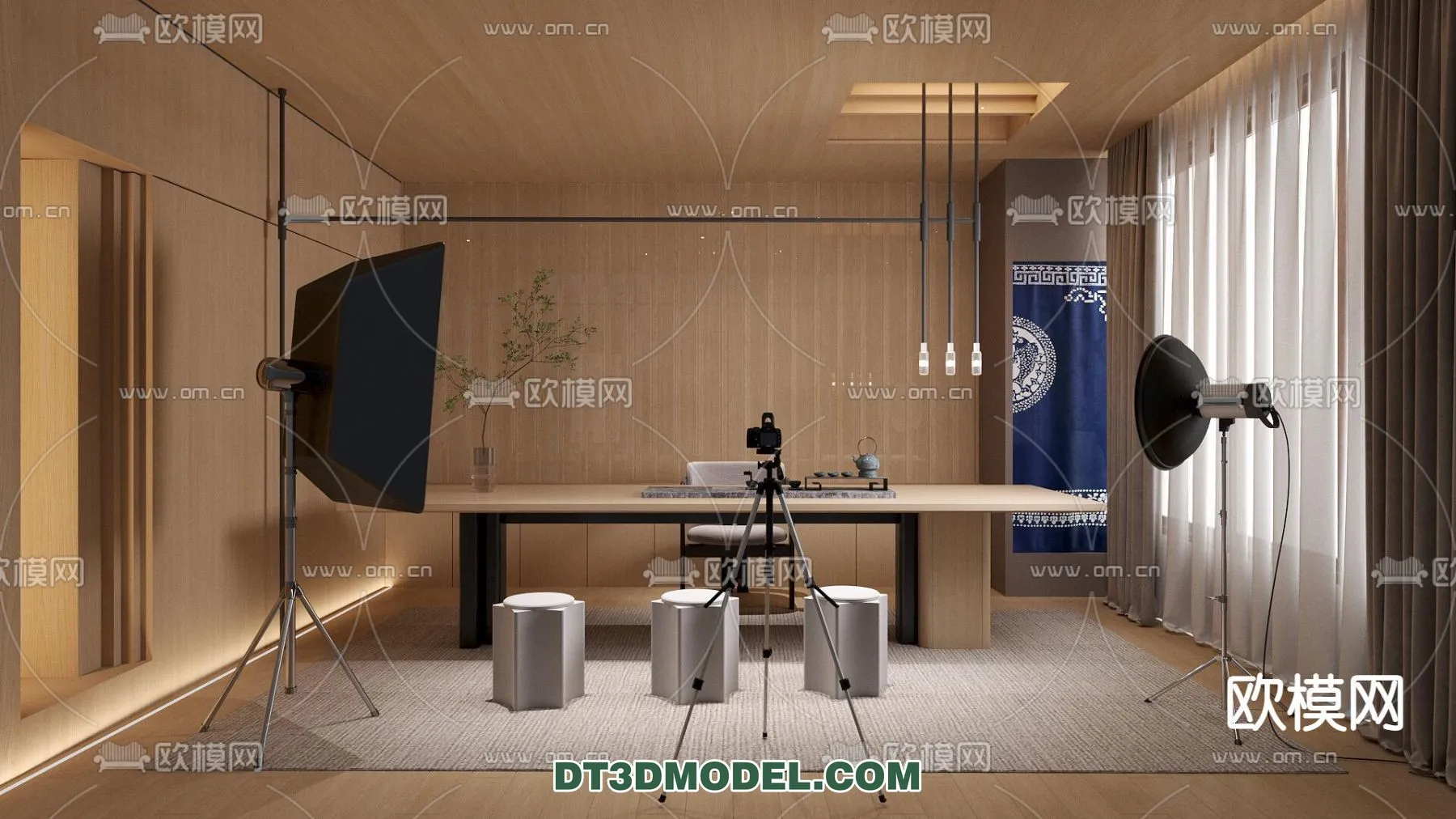 Live Stream Decoration 3D Model - 073