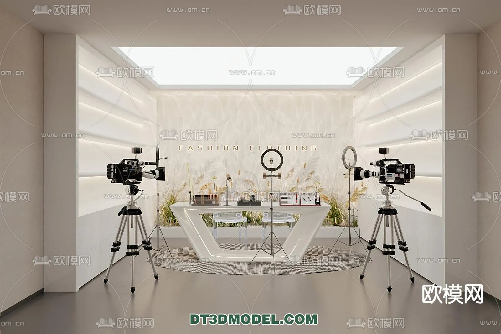 Live Stream Decoration 3D Model - 077
