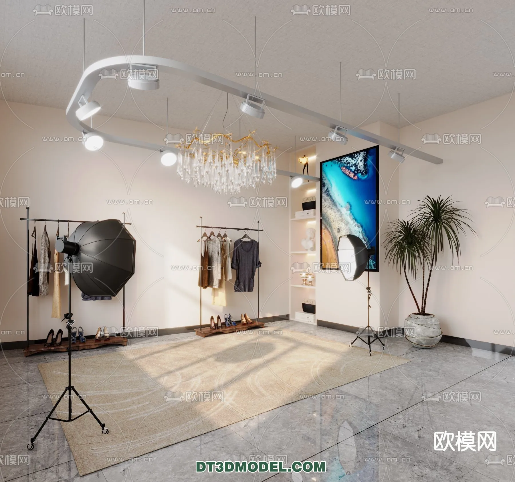 Live Stream Decoration 3D Model - 080