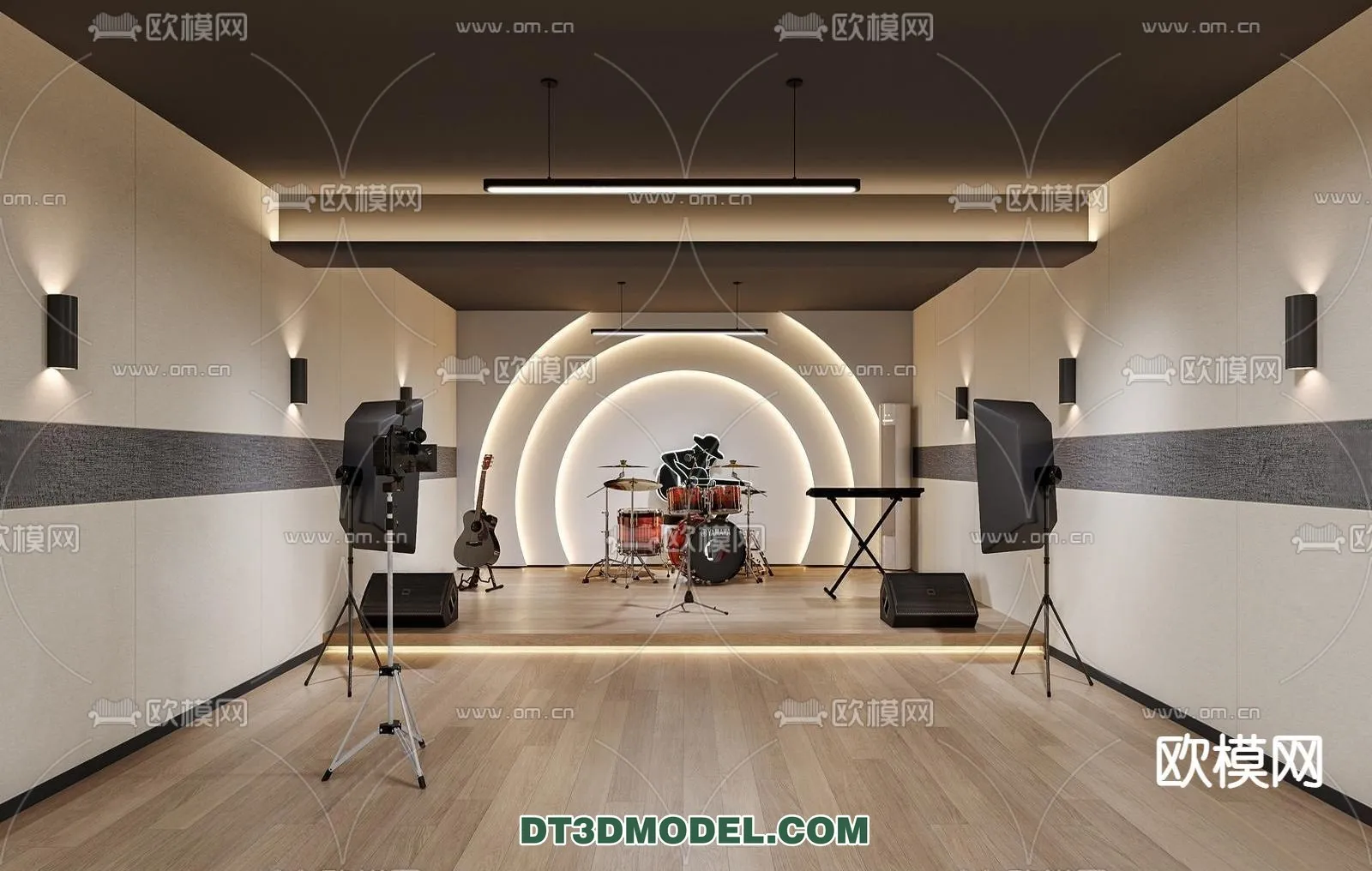 Live Stream Decoration 3D Model - 087