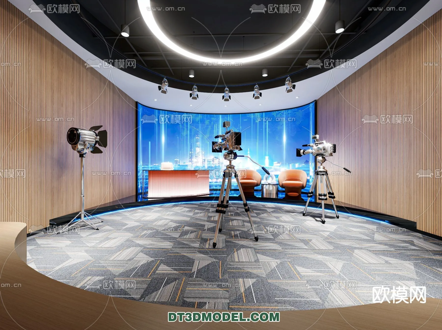 Live Stream Decoration 3D Model - 088