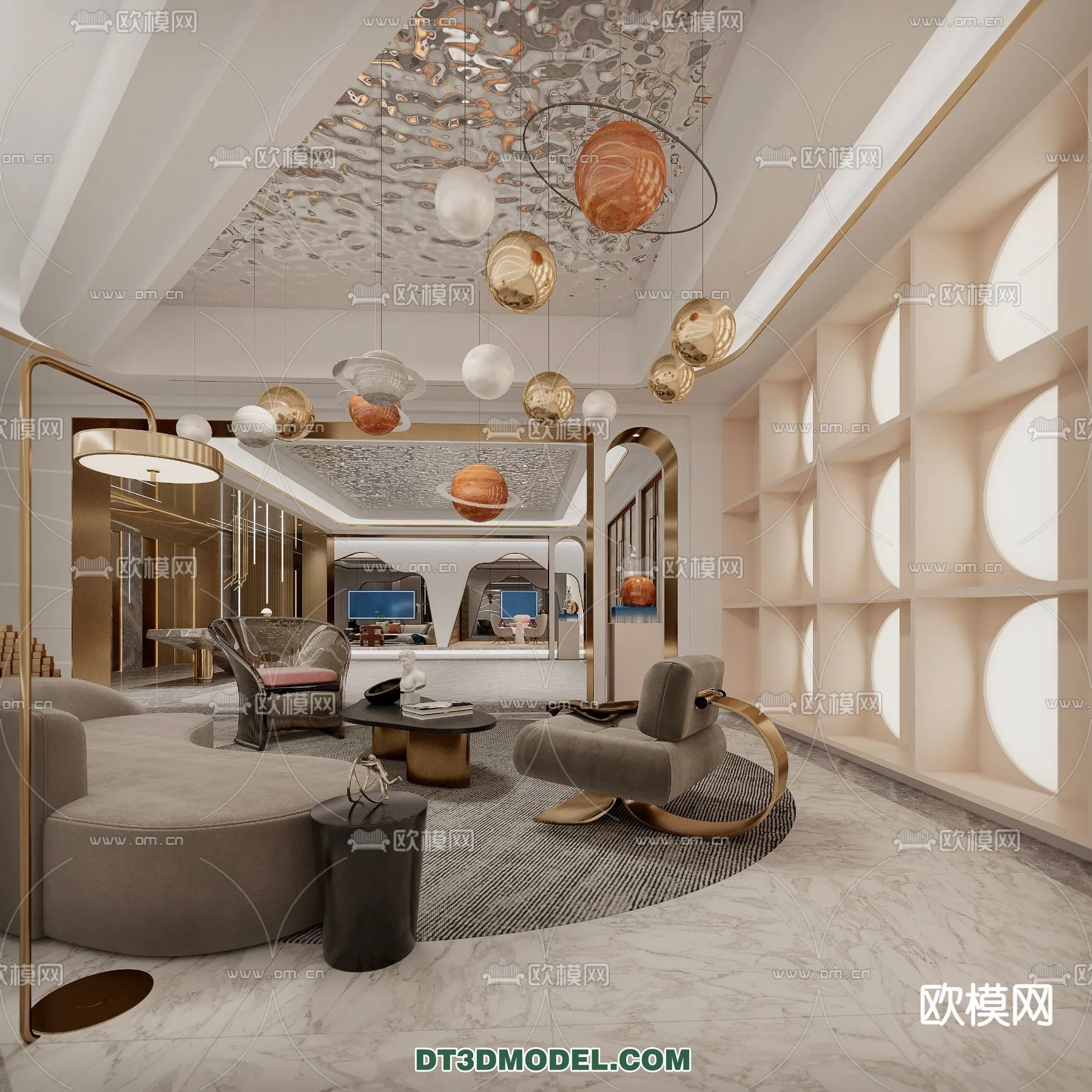 Live Stream Decoration 3D Model - 094