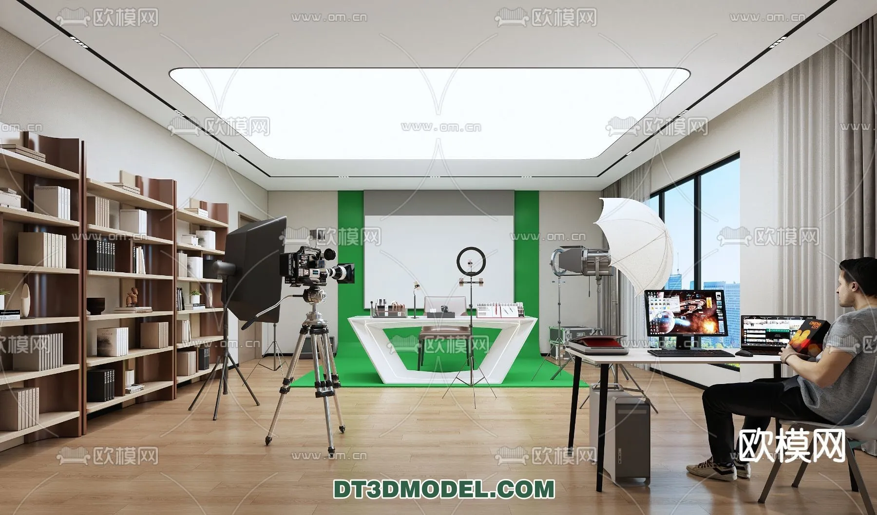Live Stream Decoration 3D Model - 095