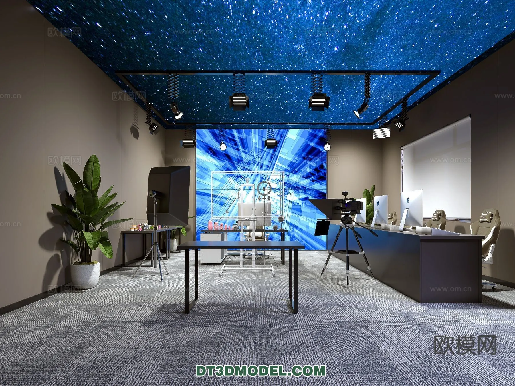 Live Stream Decoration 3D Model - 098