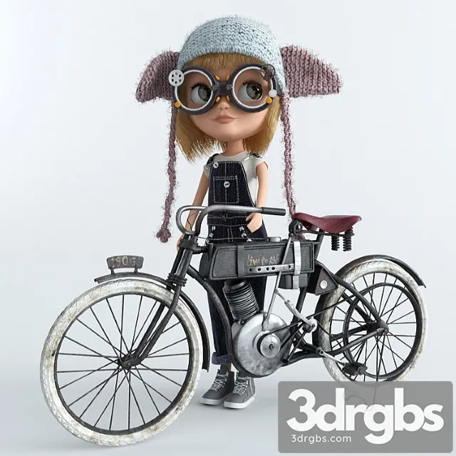 Live To Ride 3D Model Free
