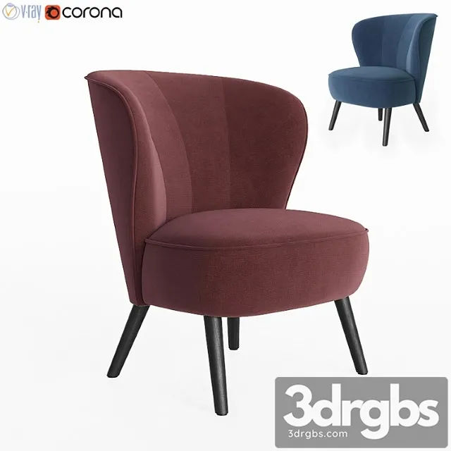Liverpool armchair deephouse 3D Model Free