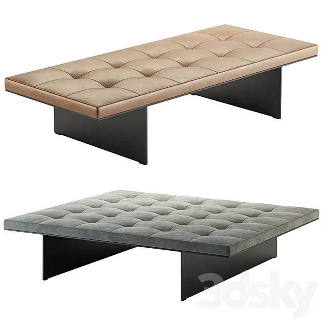 Living Divani _ Track Bench 3D Model