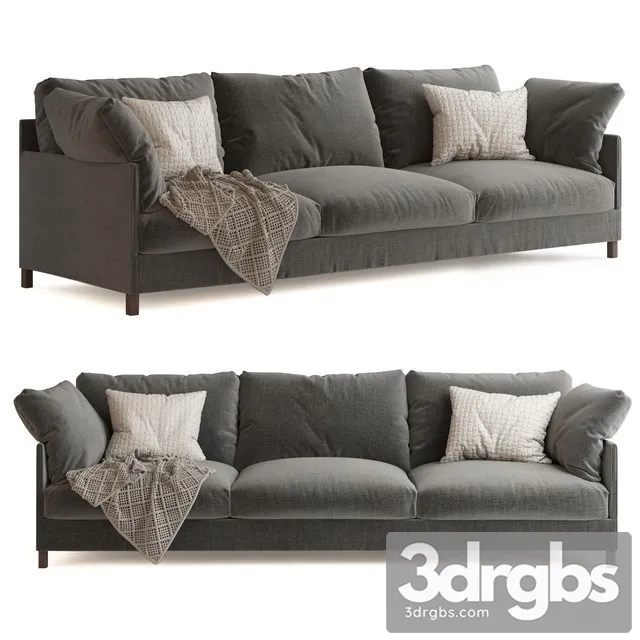 Living Divani Chemise Sofa 3D Model Free