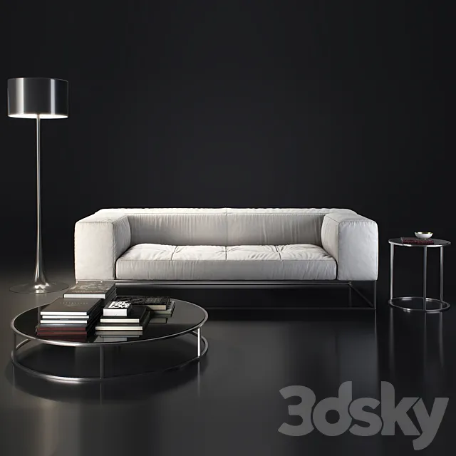 Living divani ile club sofa 3DModel