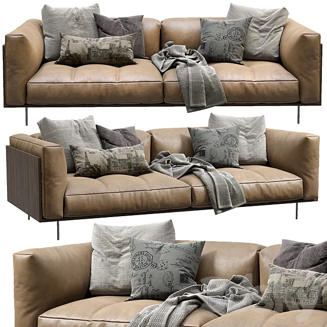 Living Divani Leather Sofa Rodwood Free Download
