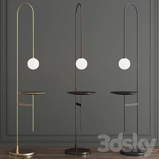 Living Divani LIGHT WITH A TABLE 3D Model