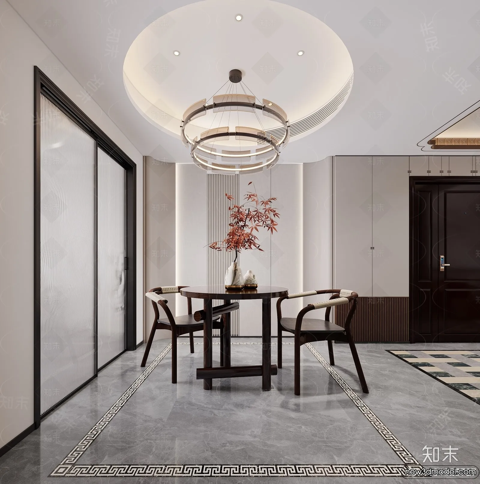 Living Room - 3D Models - 3D Interior Scenes - Modern Style - 047