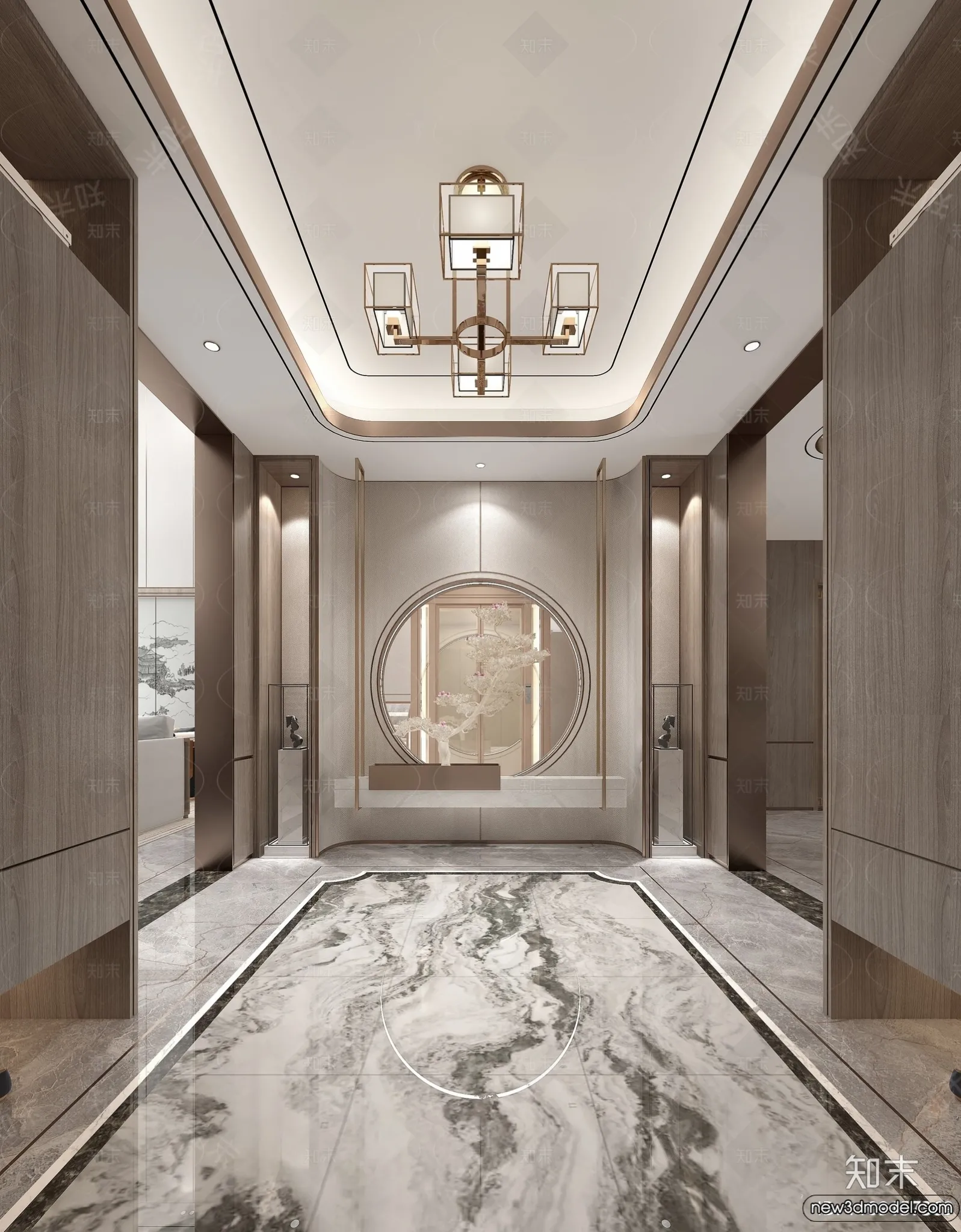 Living Room - 3D Models - 3D Interior Scenes - Modern Style - 063