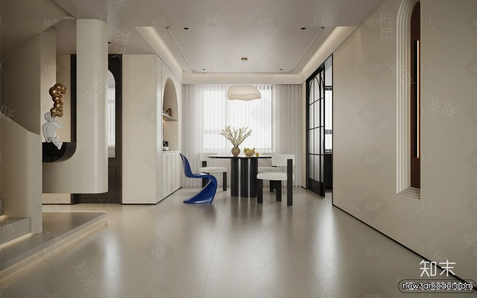 Living Room - 3D Models - 3D Interior Scenes - Modern Style - 144