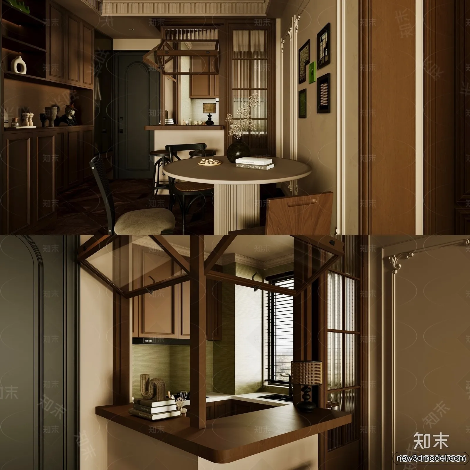 Living Room - 3D Models - 3D Interior Scenes - Modern Style - 152