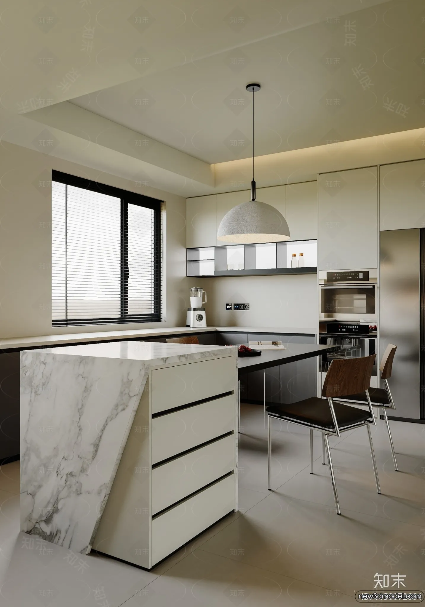 Living Room - 3D Models - 3D Interior Scenes - Modern Style - 230