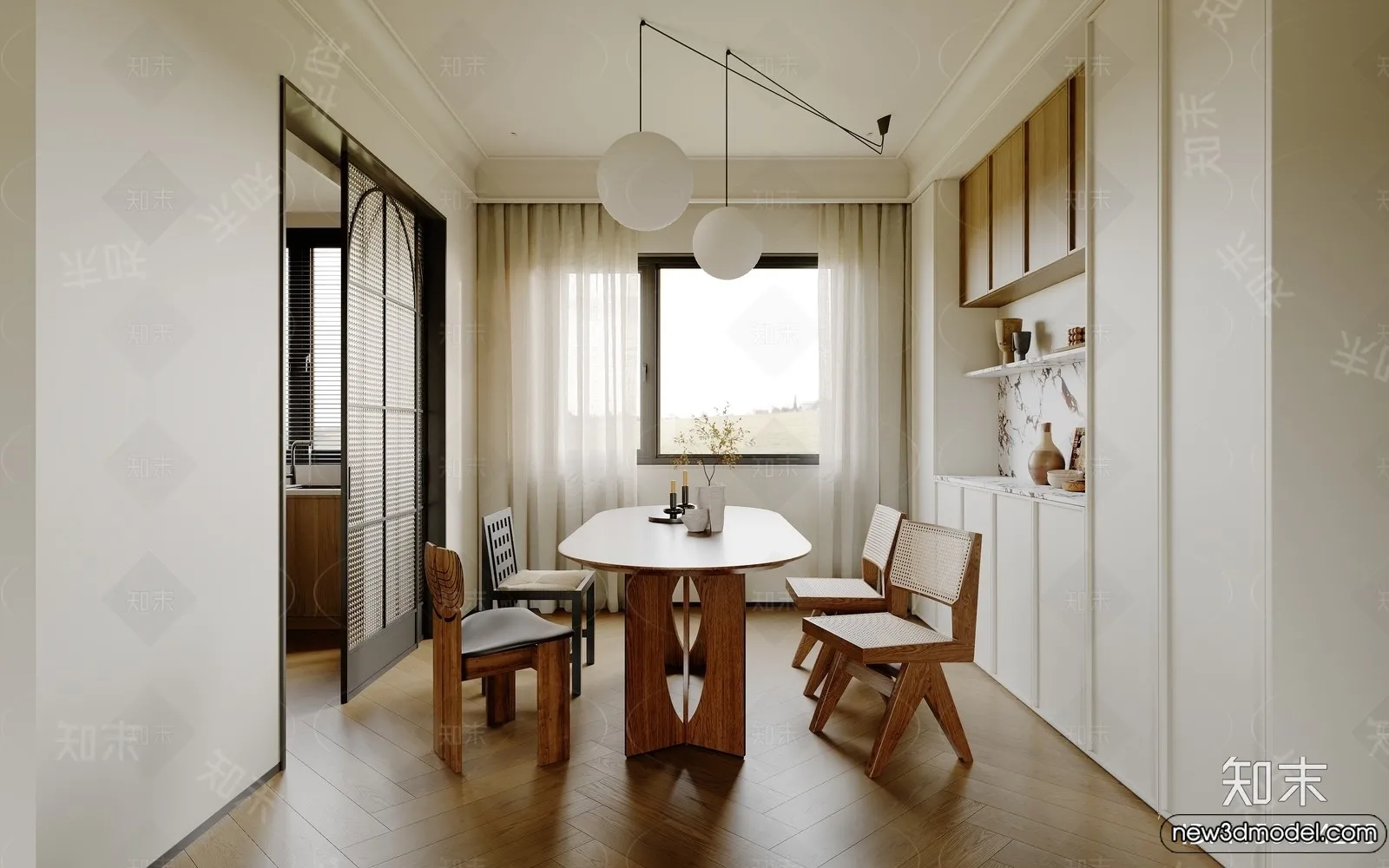 Living Room - 3D Models - 3D Interior Scenes - Modern Style - 234