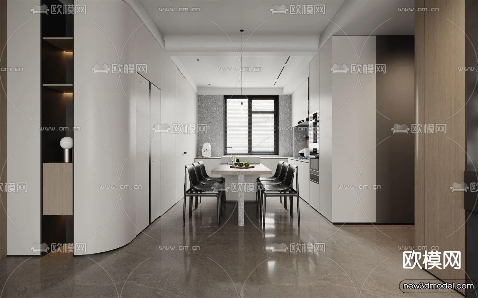 Living Room - 3D Models - 3D Interior Scenes - Modern Style - 240