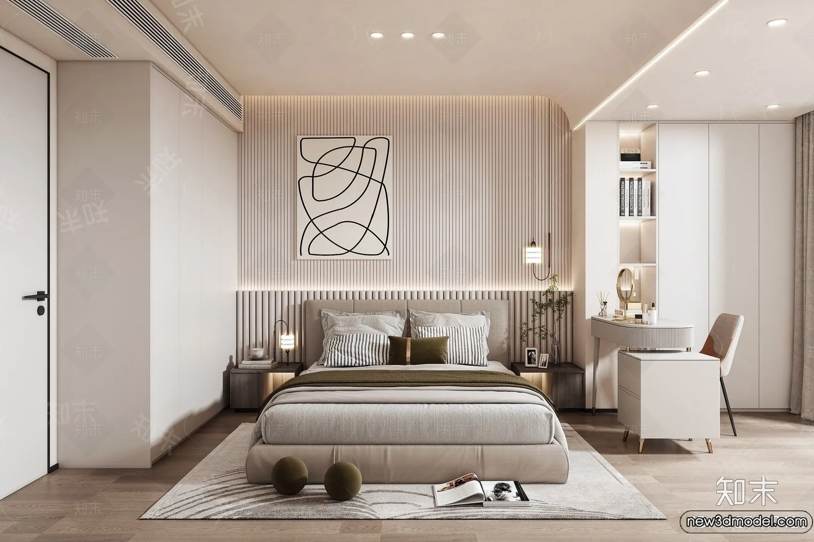 Living Room - 3D Models - 3D Interior Scenes - Modern Style - 330