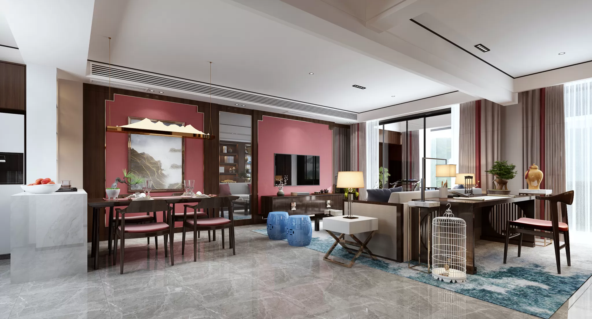 LIVING ROOM - CHINESE STYLE - 1395