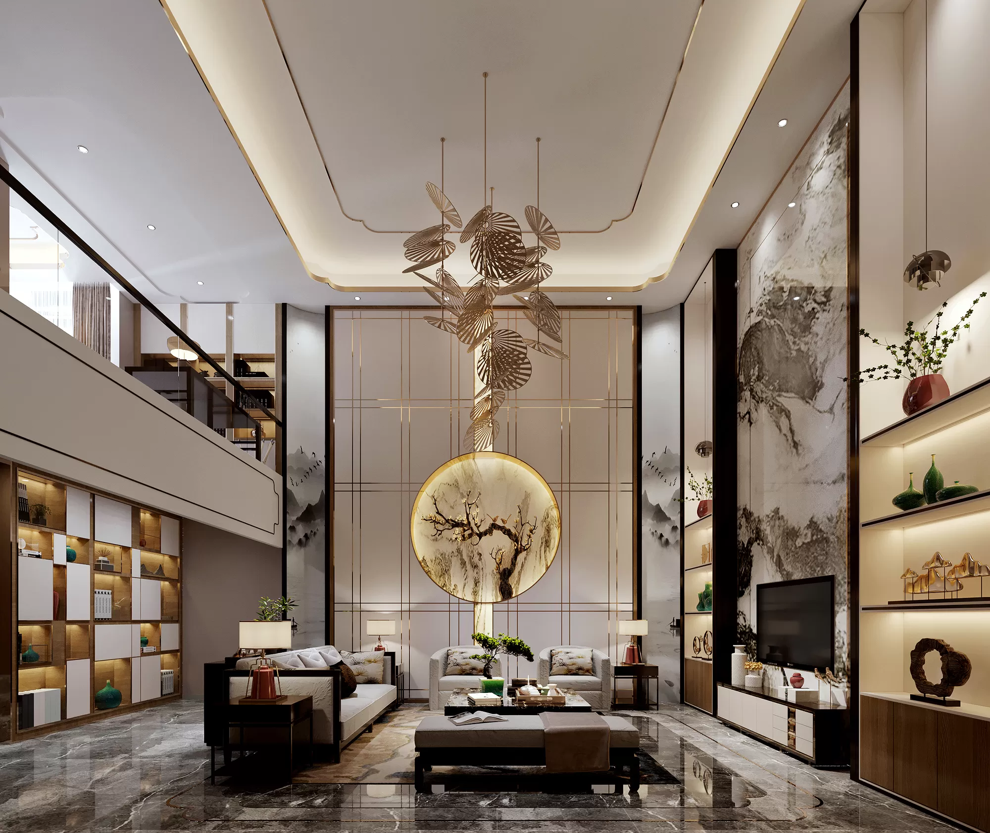 LIVING ROOM - CHINESE STYLE - 1397