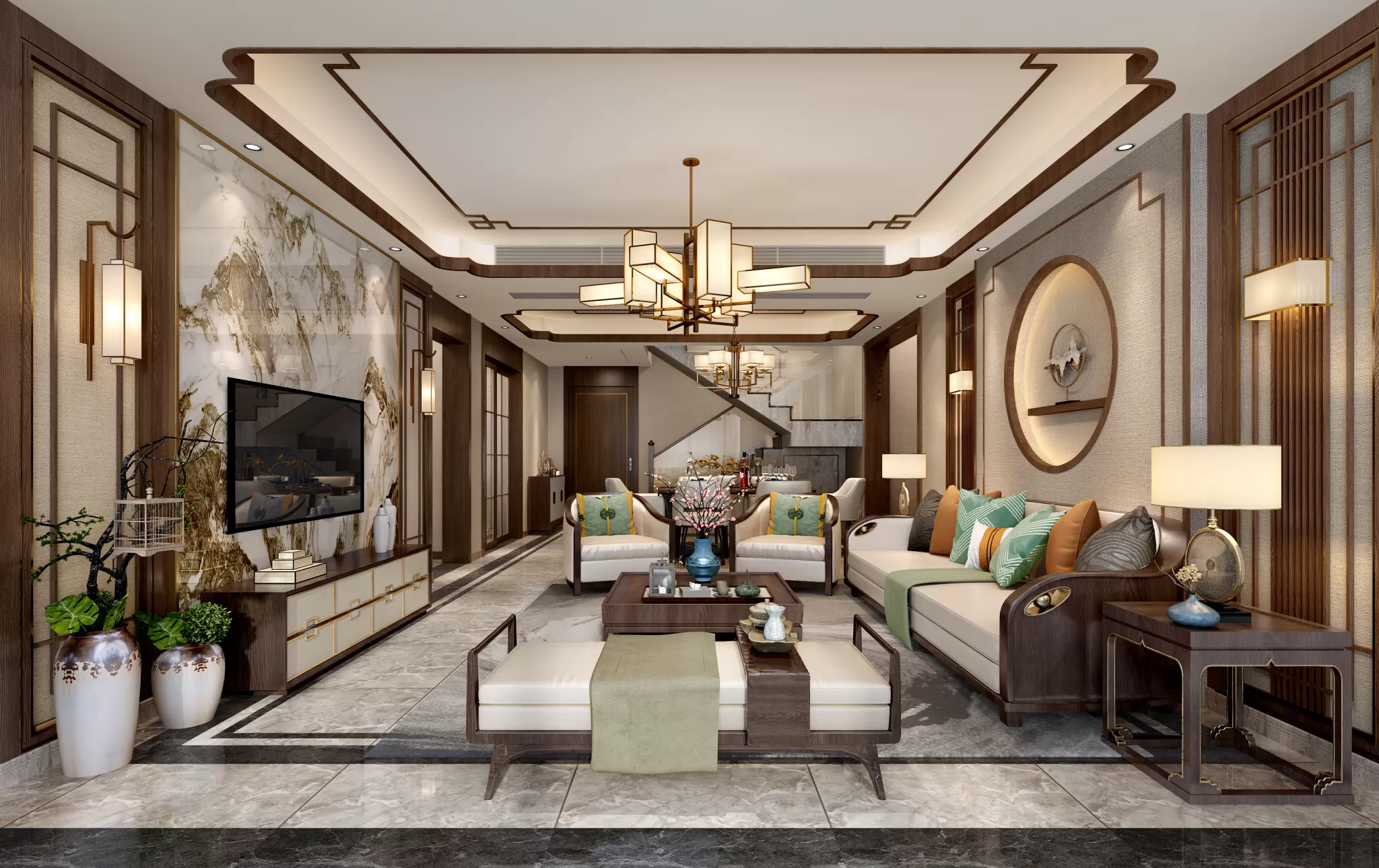 LIVING ROOM - CHINESE STYLE - 1409