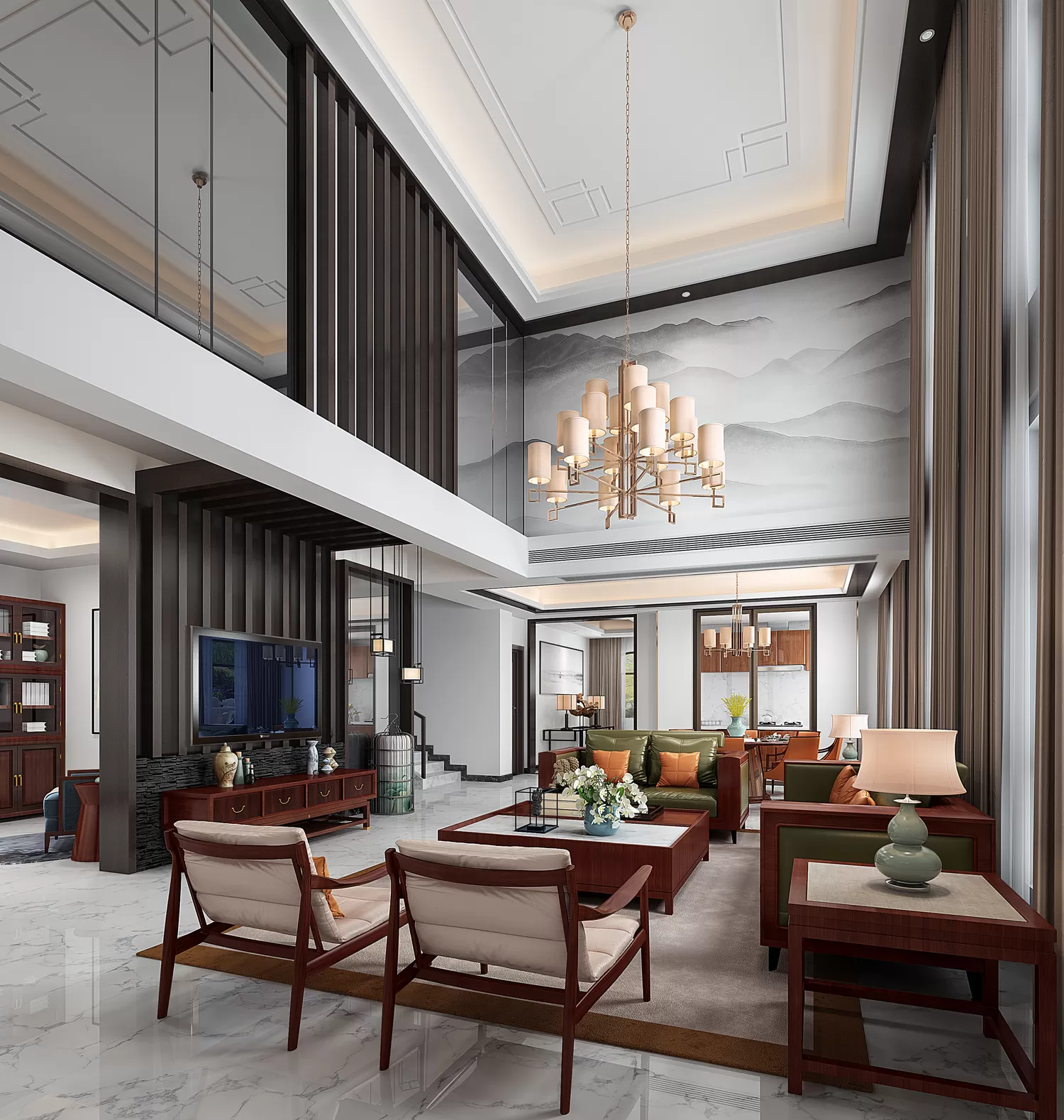 LIVING ROOM - CHINESE STYLE - 1410