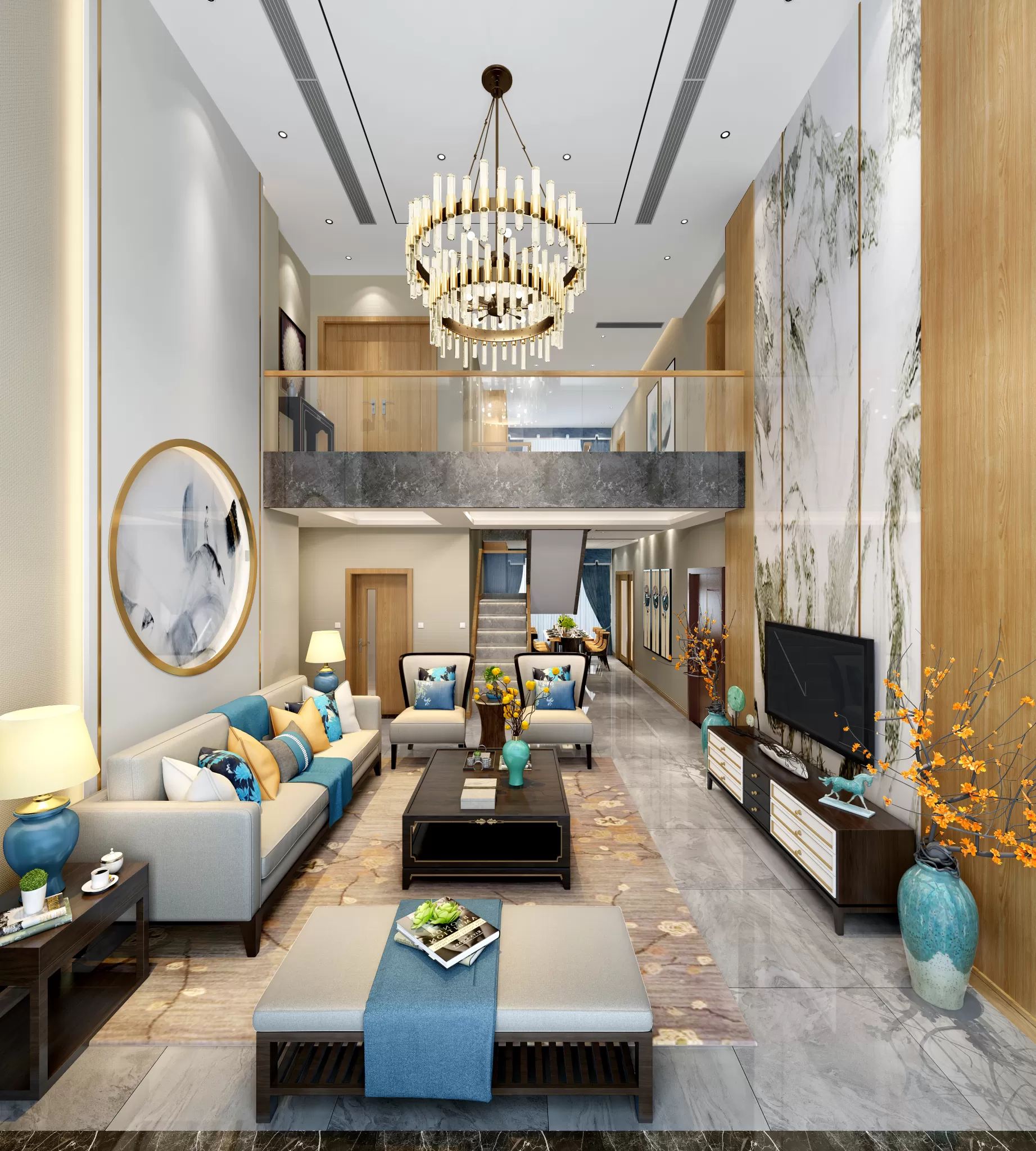 LIVING ROOM - CHINESE STYLE - 1411