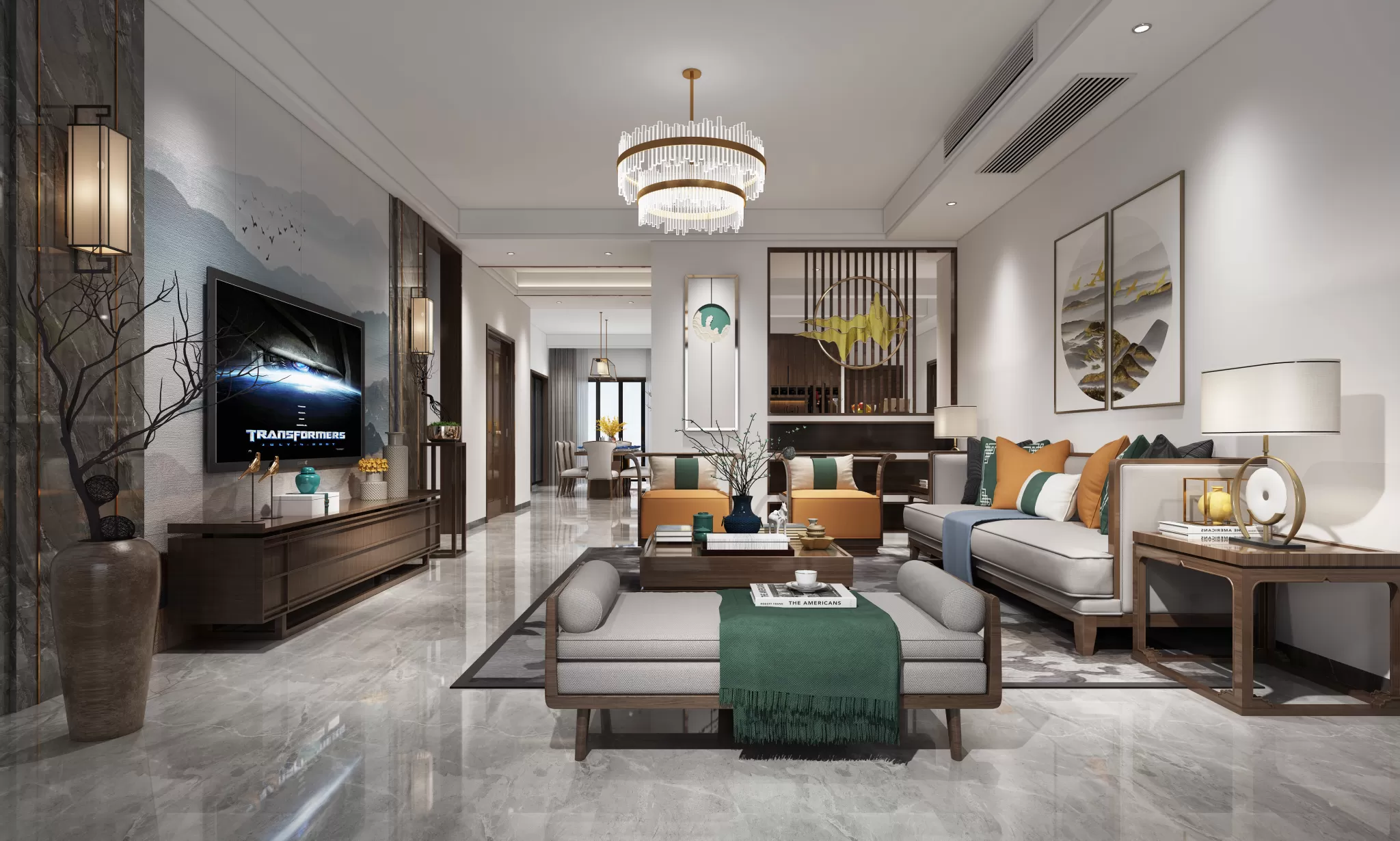 LIVING ROOM - CHINESE STYLE - 1419