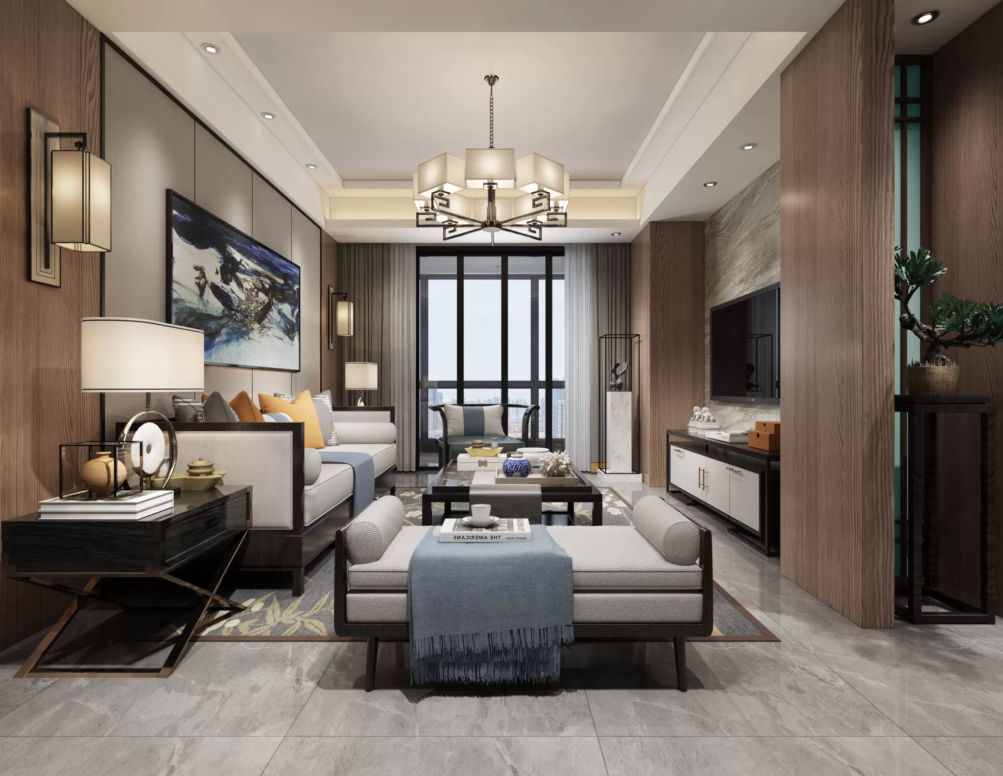 LIVING ROOM - CHINESE STYLE - 1423