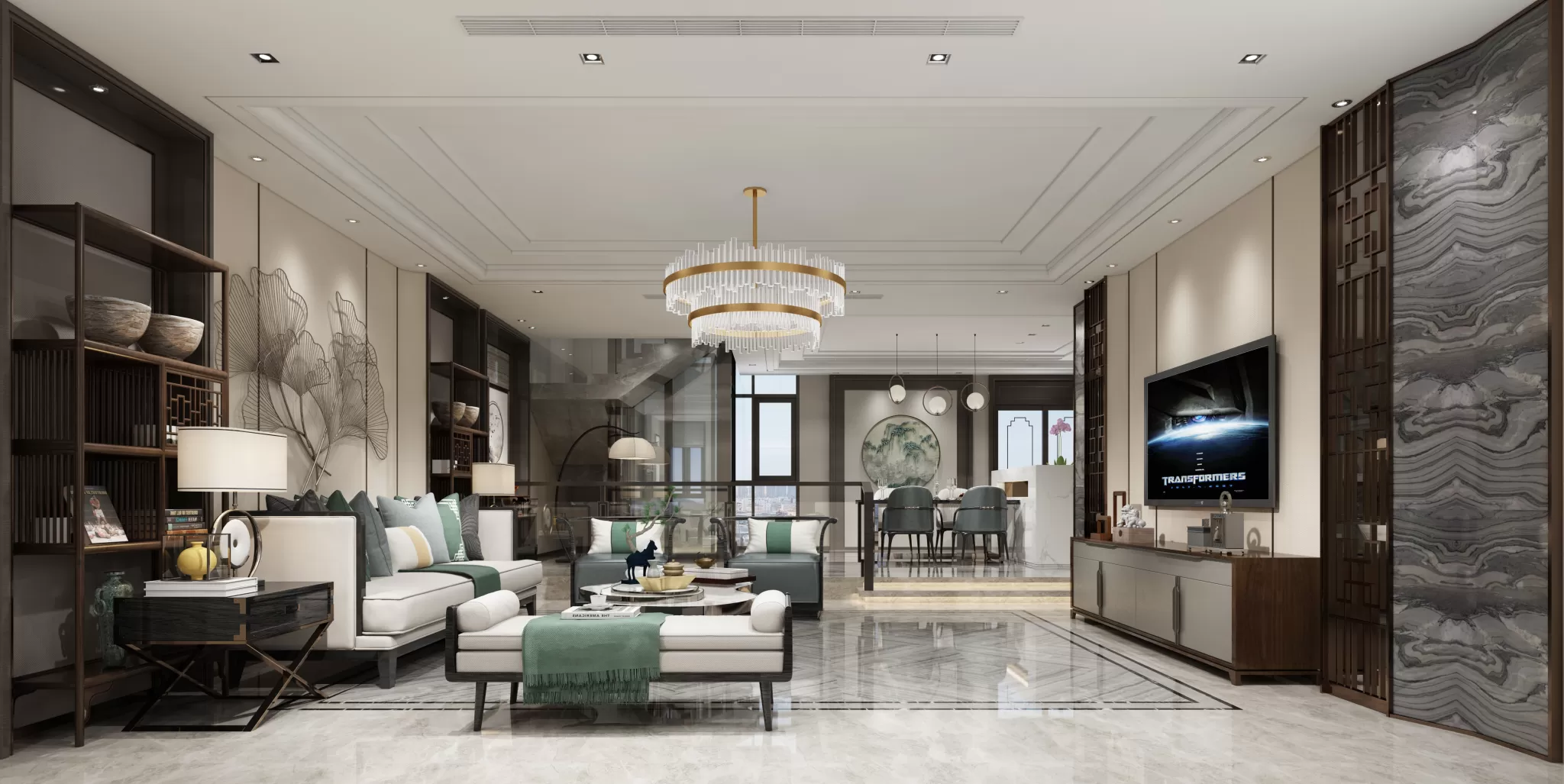 LIVING ROOM - CHINESE STYLE - 1424