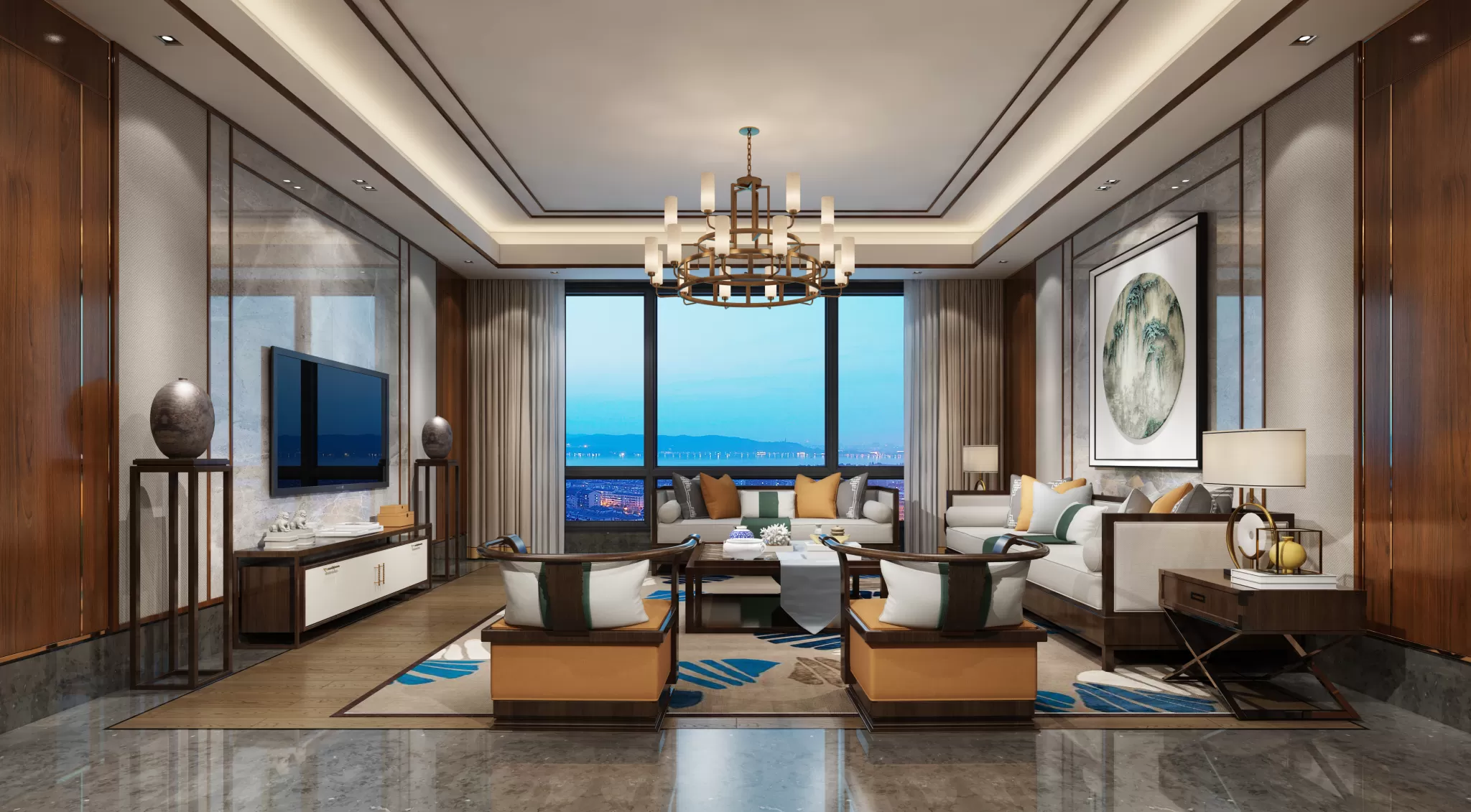 LIVING ROOM - CHINESE STYLE - 1425