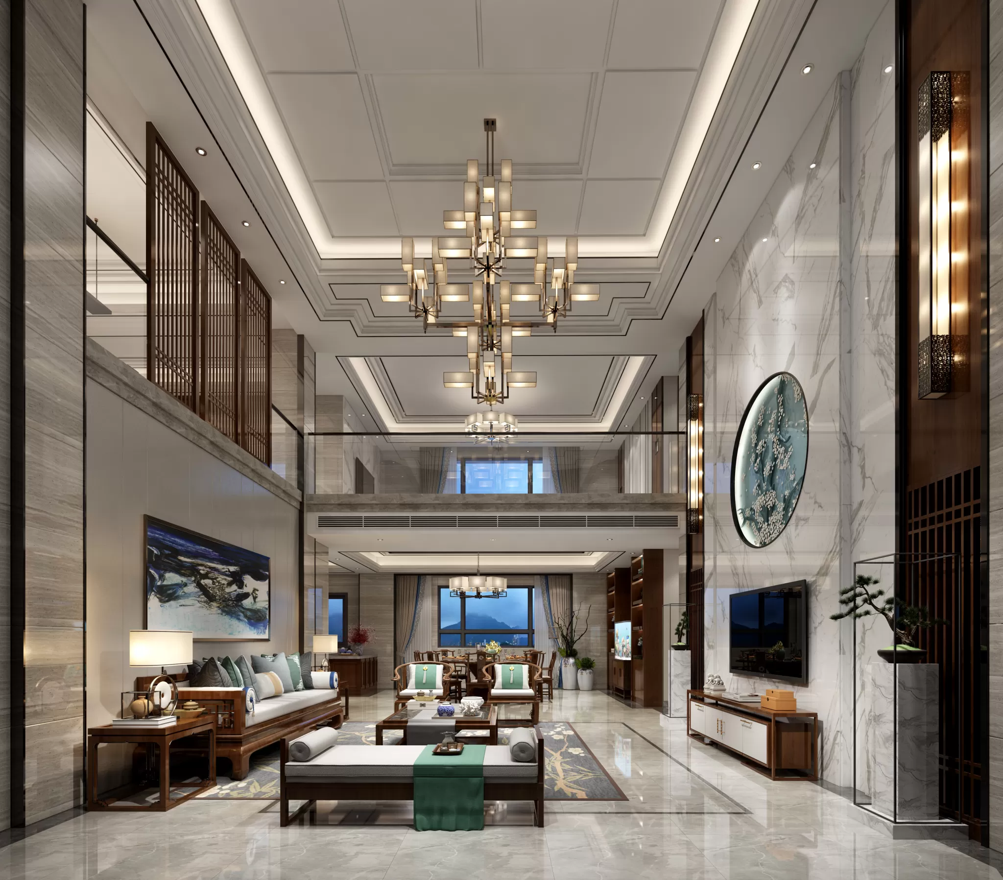 LIVING ROOM - CHINESE STYLE - 1430