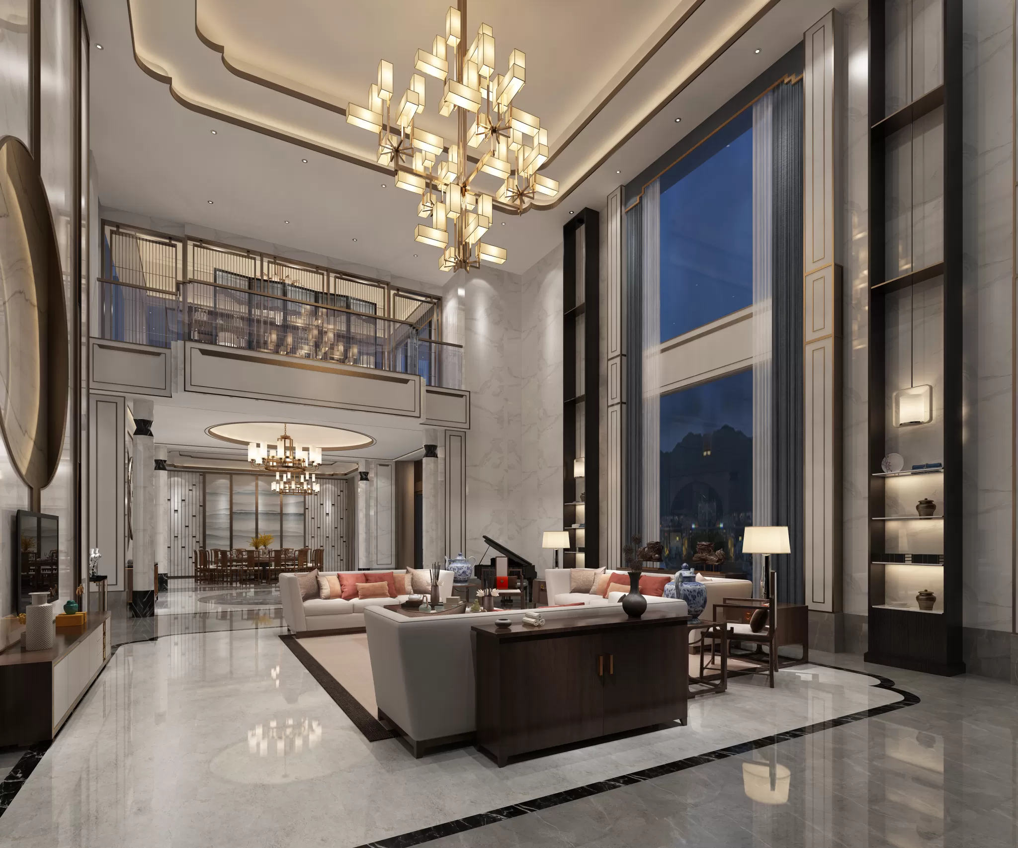 LIVING ROOM - CHINESE STYLE - 1432