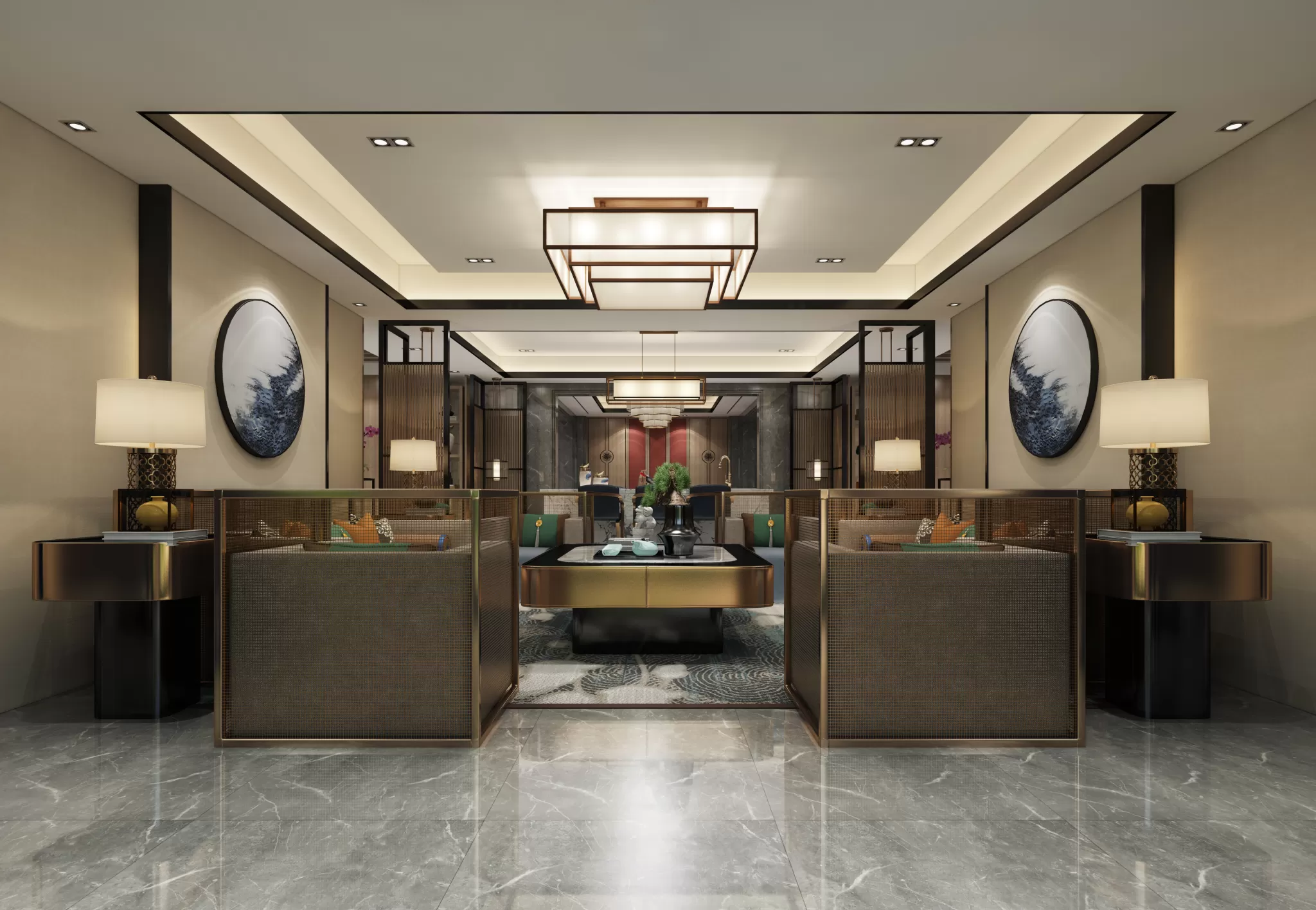 LIVING ROOM - CHINESE STYLE - 1438