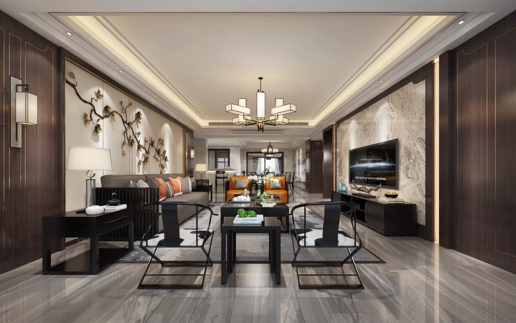 LIVING ROOM - CHINESE STYLE - 1439