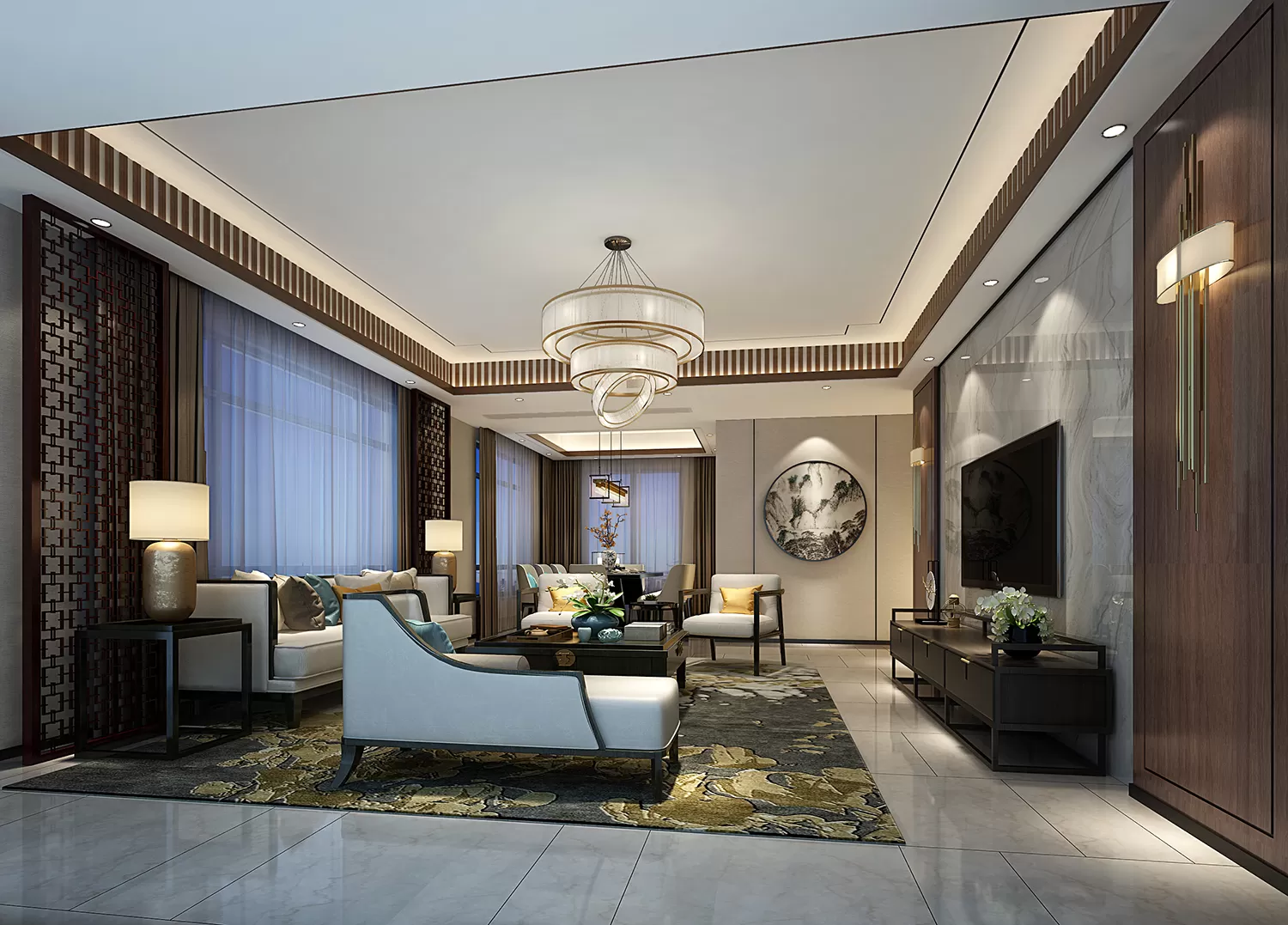 LIVING ROOM - CHINESE STYLE - 1449