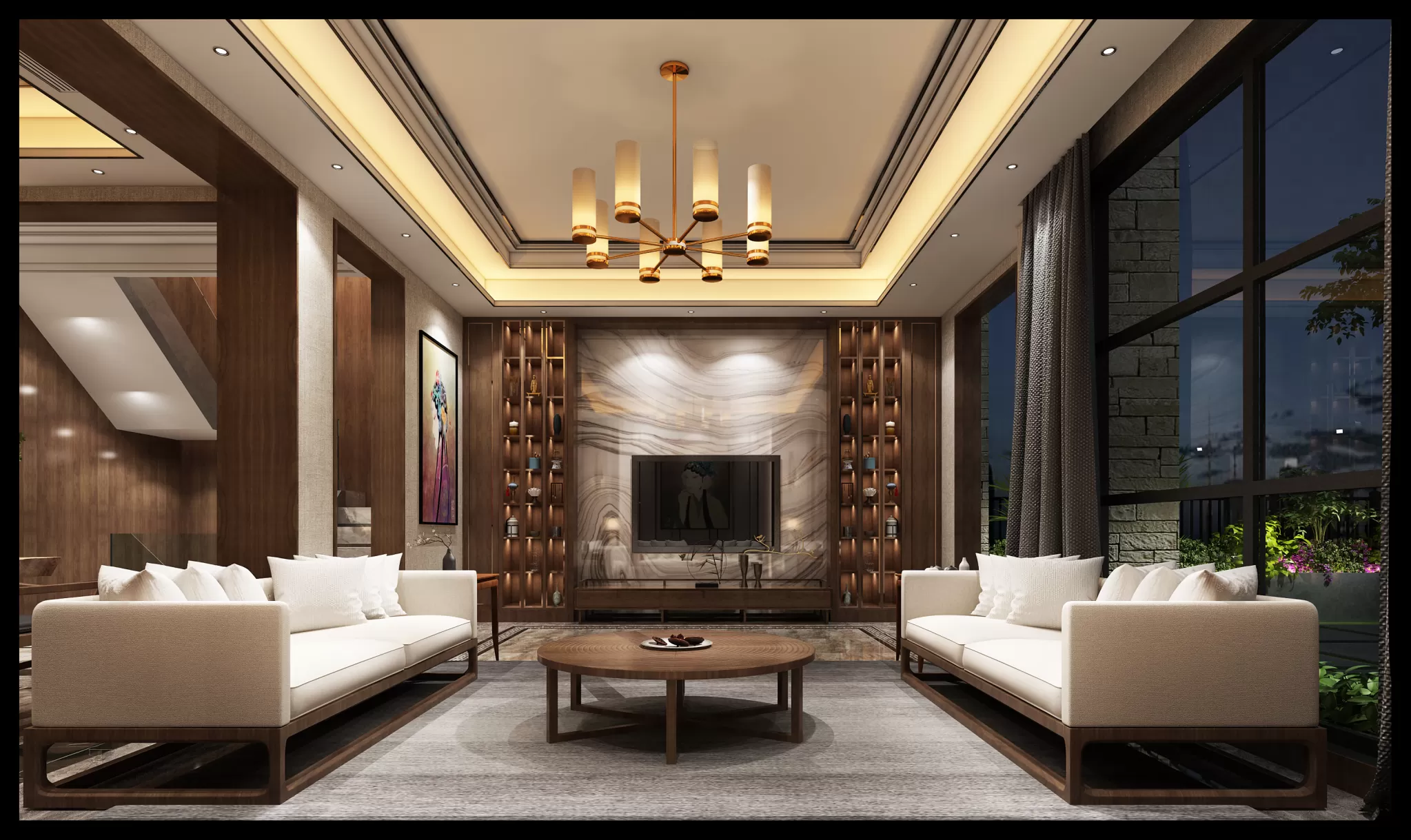 LIVING ROOM - CHINESE STYLE - 1453