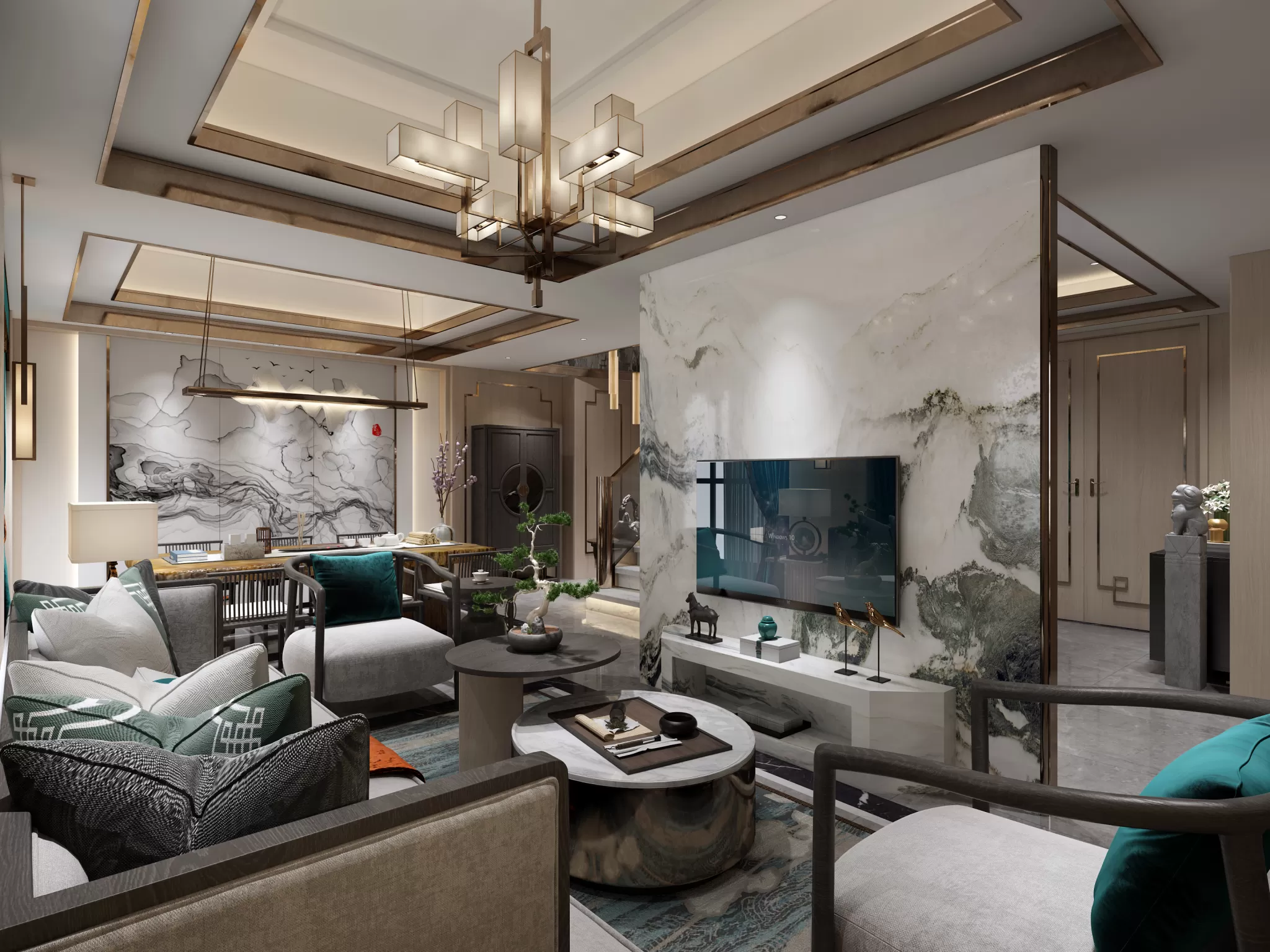 LIVING ROOM - CHINESE STYLE - 1464