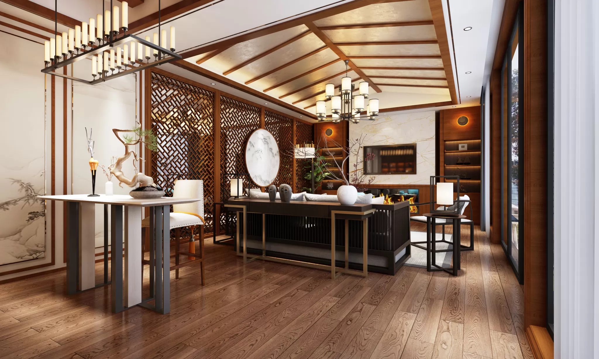 LIVING ROOM - CHINESE STYLE - 1467